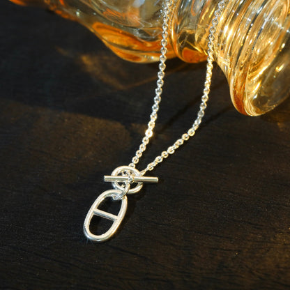 [AM]HM CHAINE D'ANCRE PENDANT NECKLACE STERLING SILVER