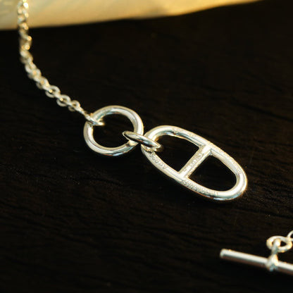 [AM]HM CHAINE D'ANCRE PENDANT NECKLACE STERLING SILVER