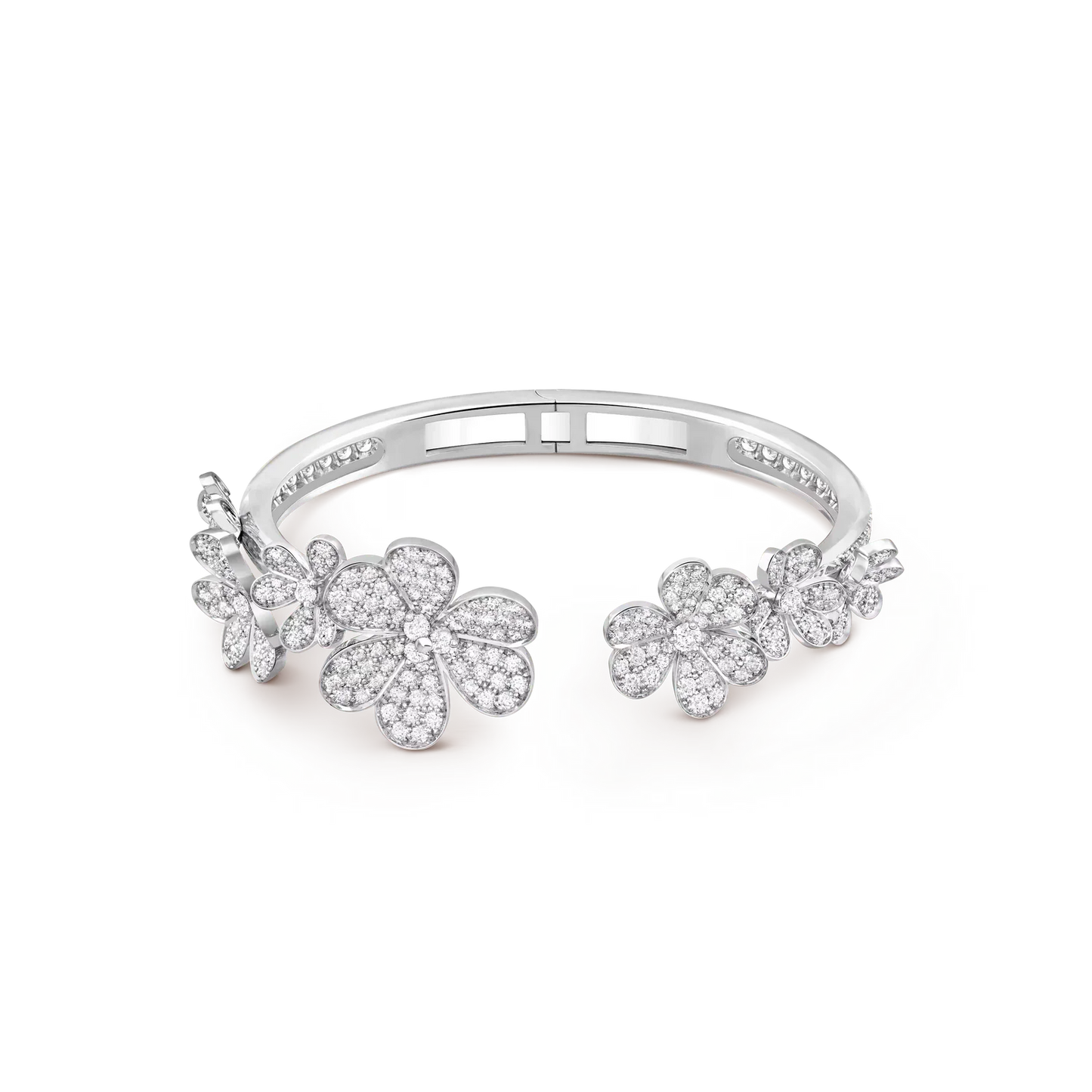 [AM]LUMINOUS BLOSSOM OPEN BANGLE