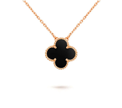 [AM]15MM CLOVER FLOWER PENDANT NECKLACE COLLECTION