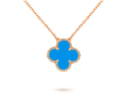[AM]15MM CLOVER FLOWER PENDANT NECKLACE COLLECTION