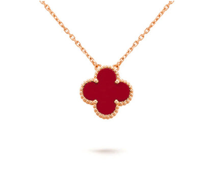 [AM]15MM CLOVER FLOWER PENDANT NECKLACE COLLECTION