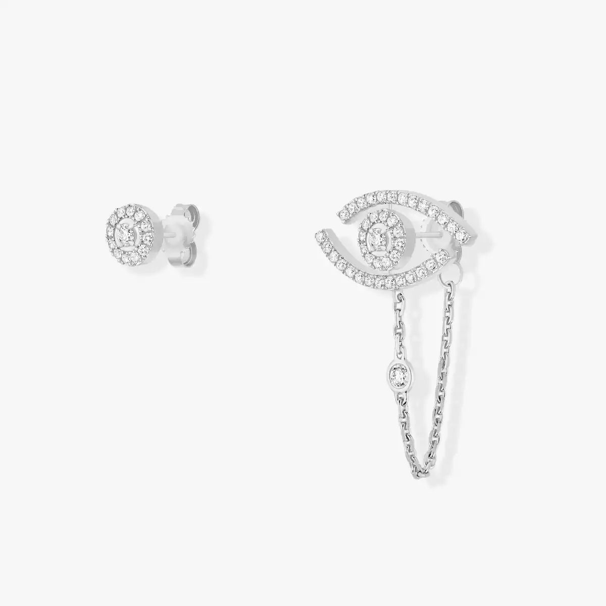 [AM]LUCKY EYE DIAMOND EARRINGS
