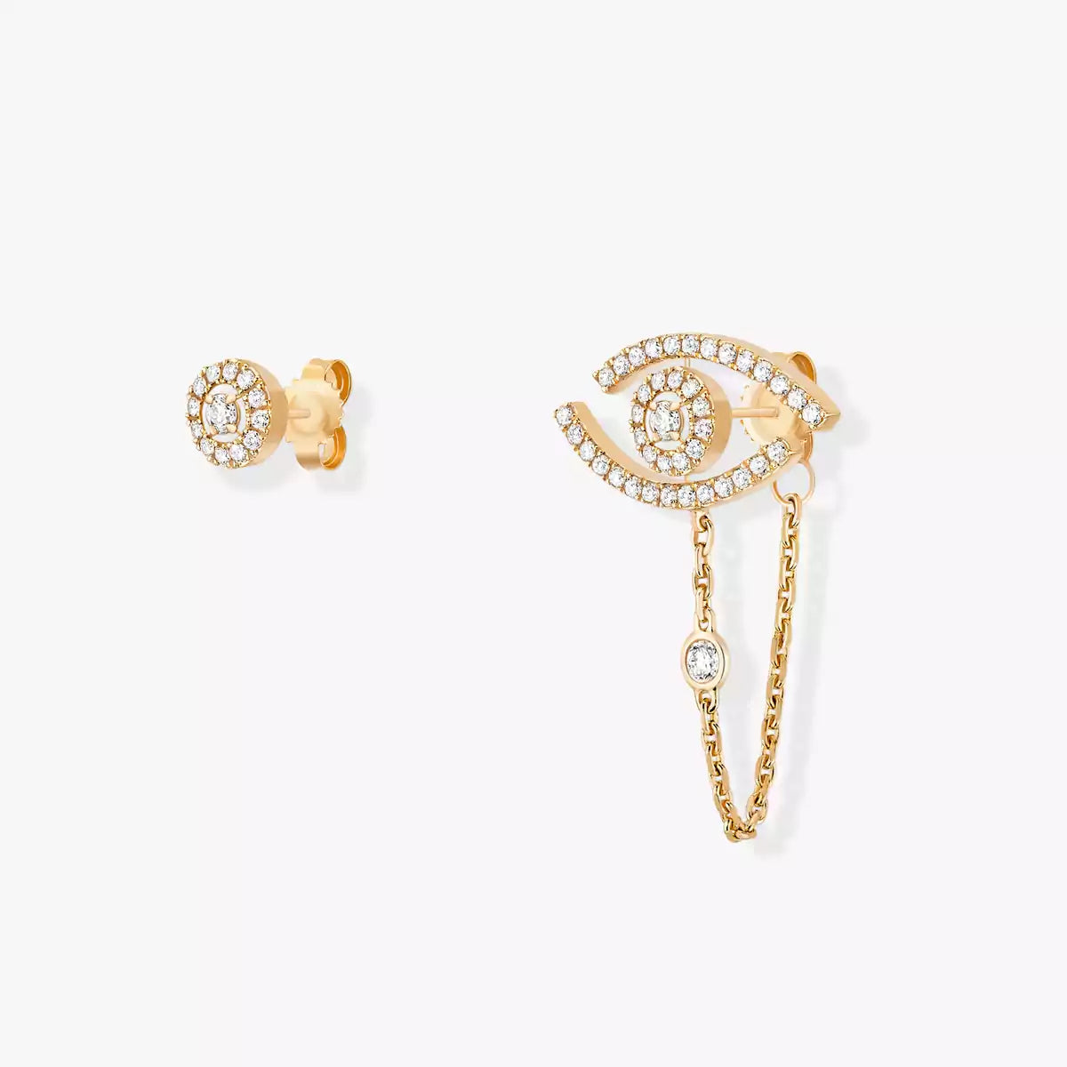 [AM]LUCKY EYE DIAMOND EARRINGS