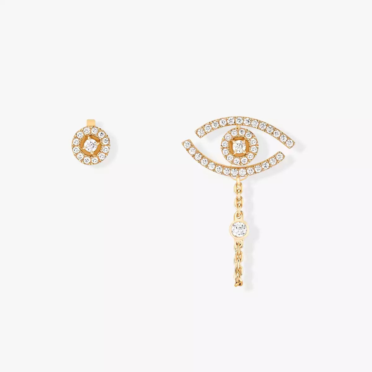 [AM]LUCKY EYE DIAMOND EARRINGS