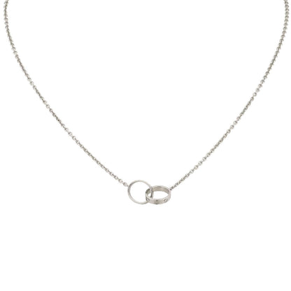 [AM]LOVE DOUBLE-RING PENDANT NECKLACE