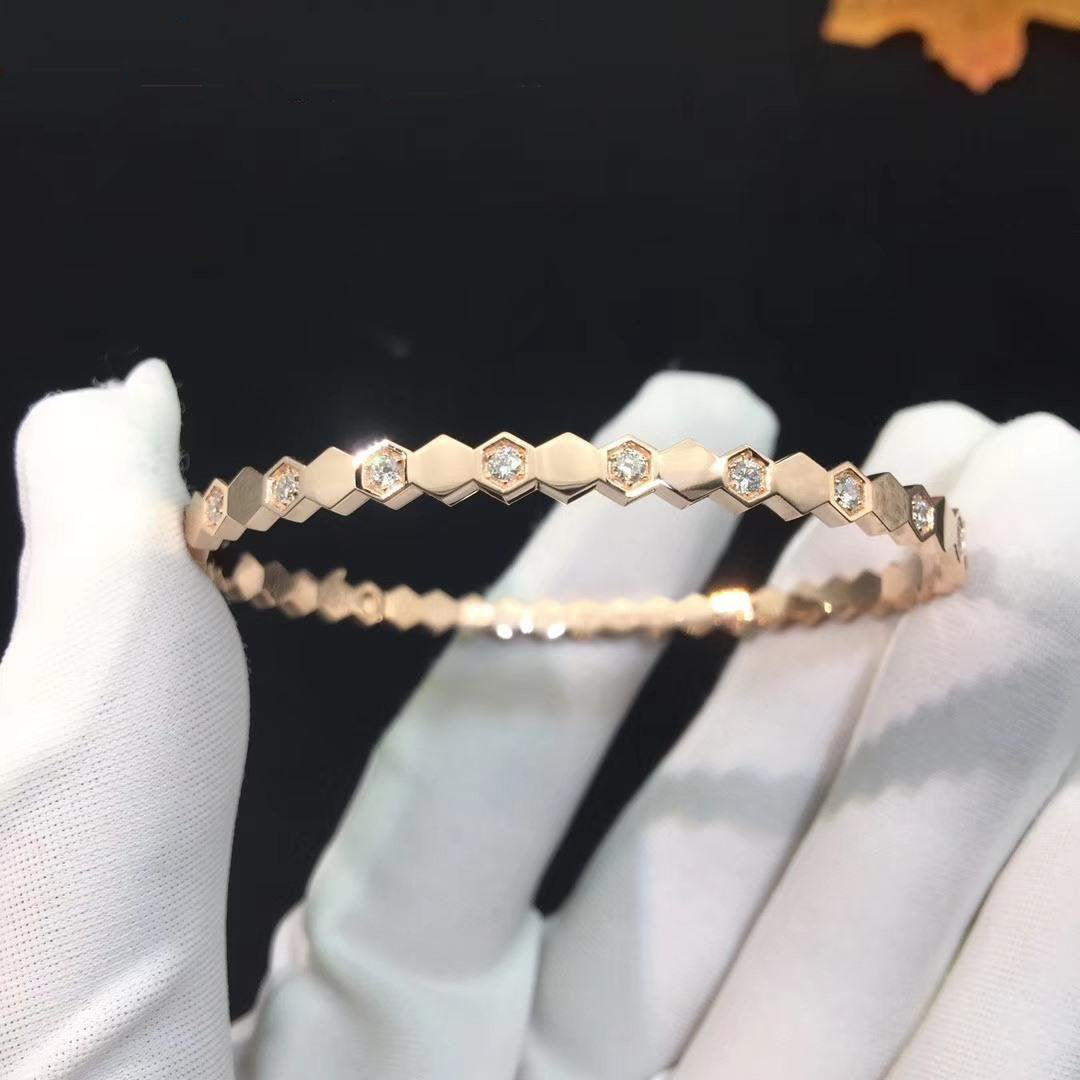 [AM]BEE LOVE ROSE GOLD DIAMOND BRACELET