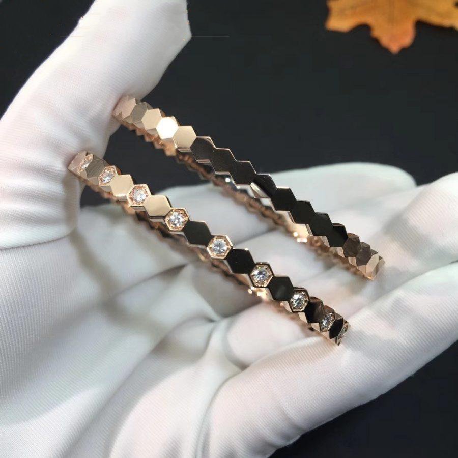 [AM]BEE LOVE ROSE GOLD DIAMOND BRACELET