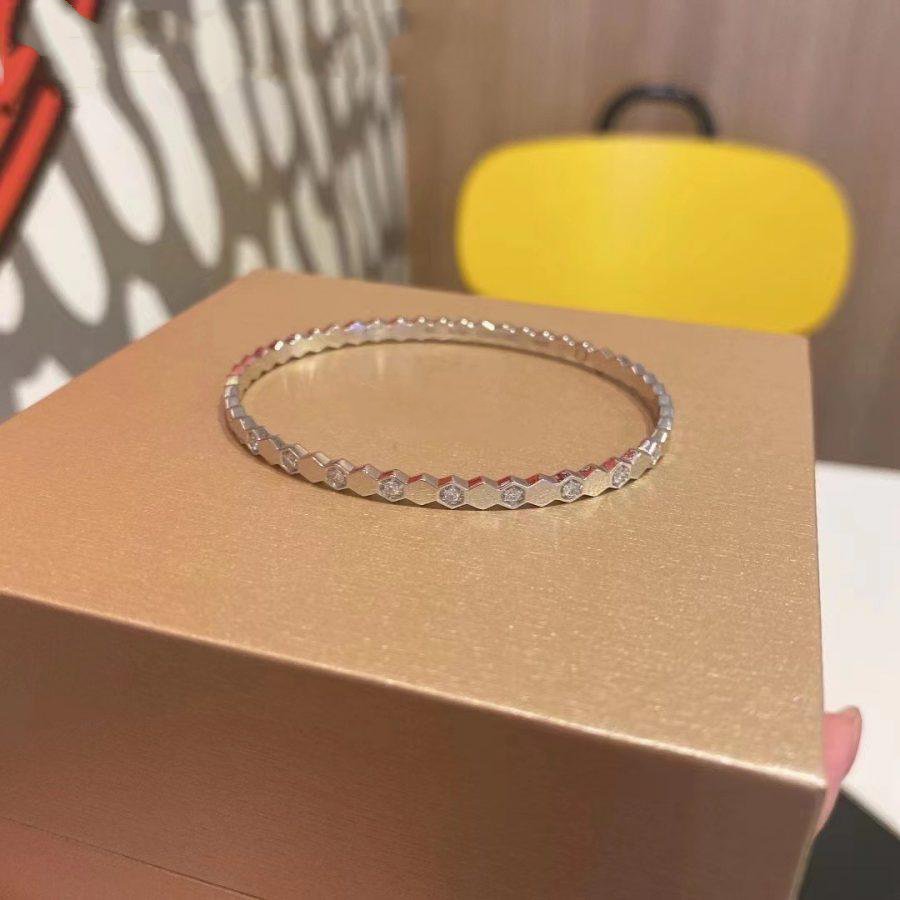 [AM]BEE LOVE SILVER DIAMOND BRACELET