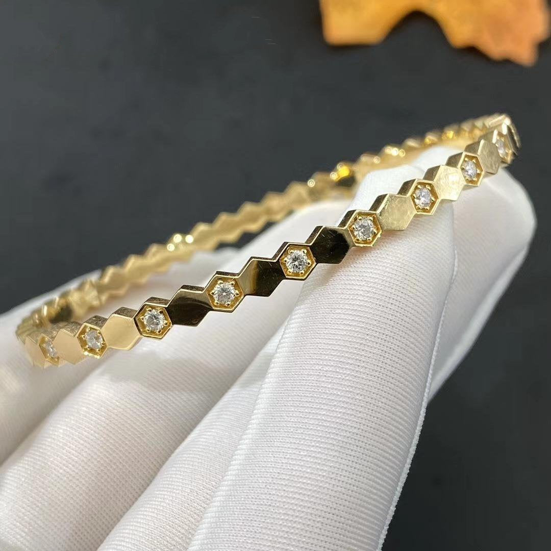 [AM]BEE LOVE GOLD DIAMOND BRACELET