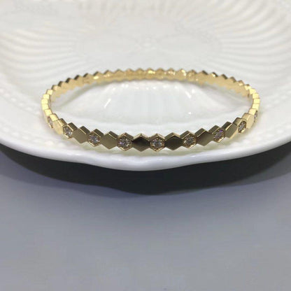 [AM]BEE LOVE GOLD DIAMOND BRACELET