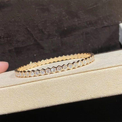 [AM]BEE LOVE GOLD BRACELET FULL DIAMOND