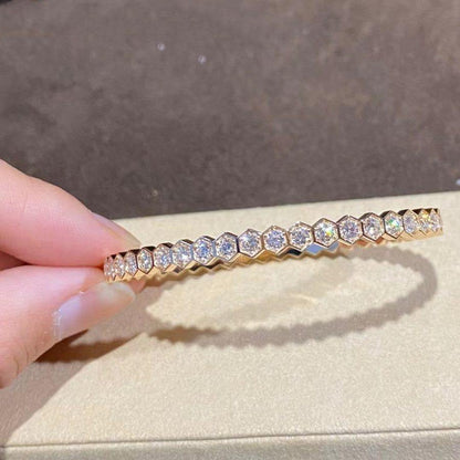 [AM]BEE LOVE GOLD BRACELET FULL DIAMOND
