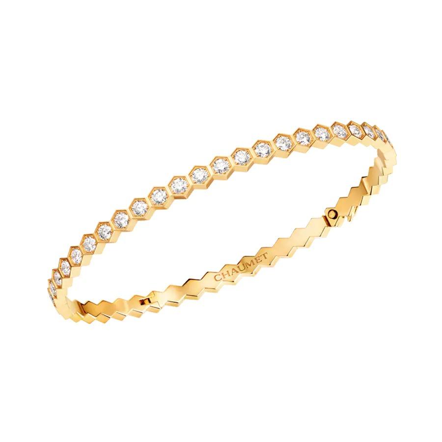 [AM]BEE LOVE GOLD BRACELET FULL DIAMOND