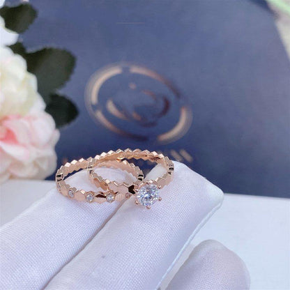 [AM]BEE LOVE RING ROSE GOLD 1 DIAMOND