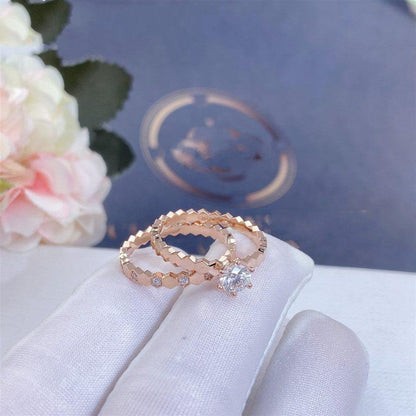 [AM]BEE LOVE RING ROSE GOLD DIAMOND