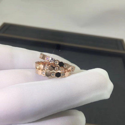 [AM]BEE LOVE RING ROSE GOLD DIAMOND