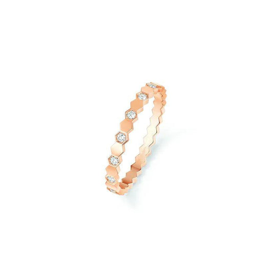 [AM]BEE LOVE RING ROSE GOLD DIAMOND