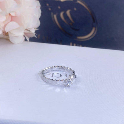 [AM]BEE LOVE RING SILVER 1 DIAMOND