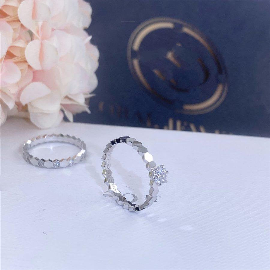 [AM]BEE LOVE RING SILVER 1 DIAMOND