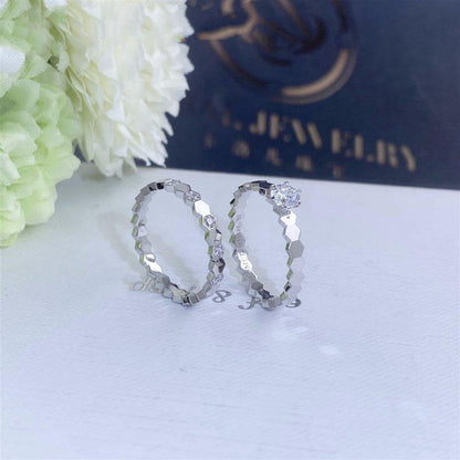 [AM]BEE LOVE RING SILVER 1 DIAMOND