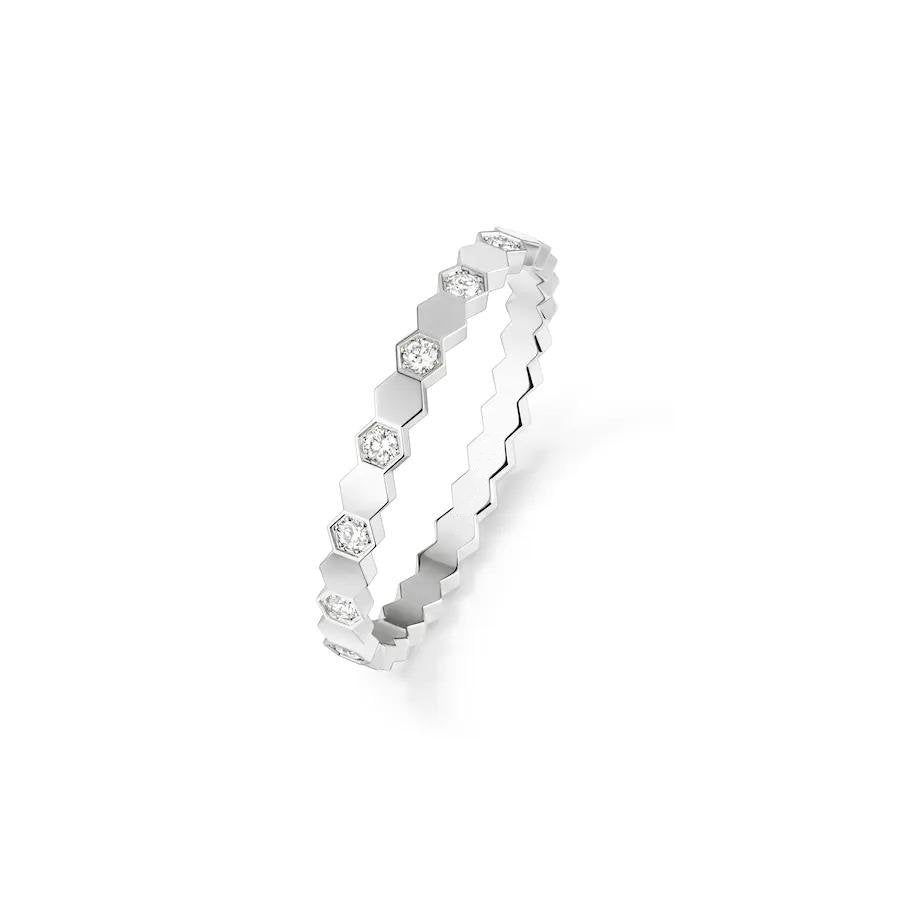 [AM]BEE LOVE RING SILVER DIAMOND
