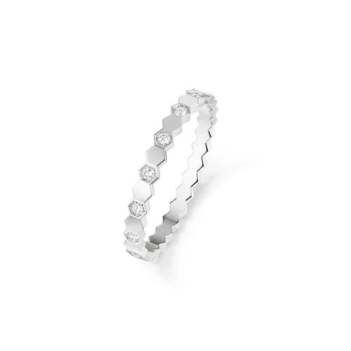 [AM]BEE LOVE RING SILVER DIAMOND