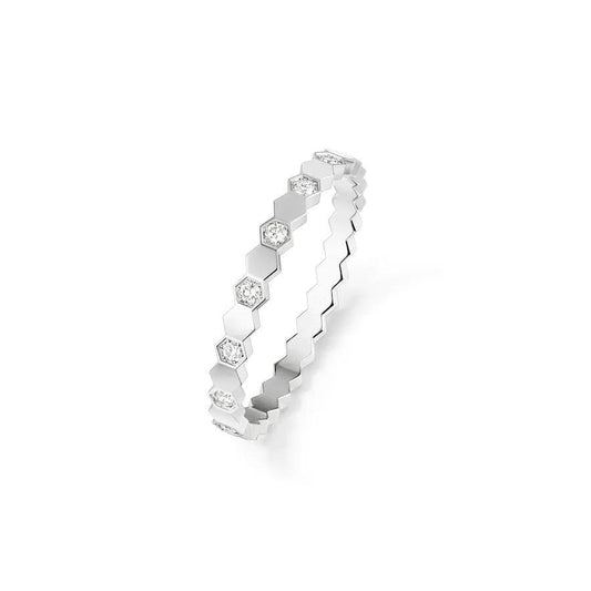 [AM]BEE LOVE RING SILVER DIAMOND