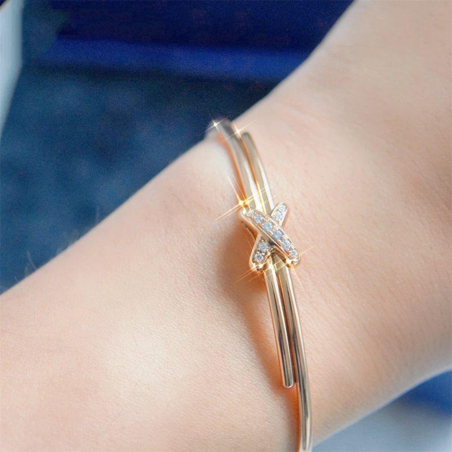 [AM]JEUX DE BRACELET ROSE GOLD DIAMONDS