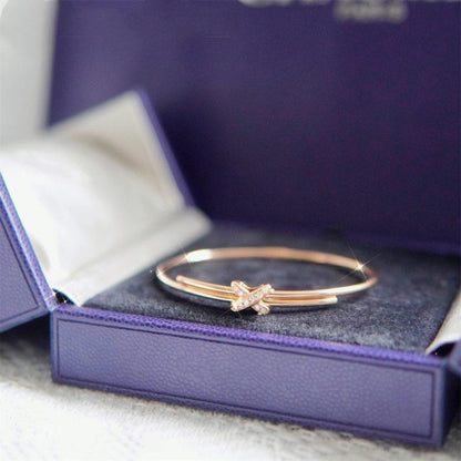 [AM]JEUX DE BRACELET ROSE GOLD DIAMONDS