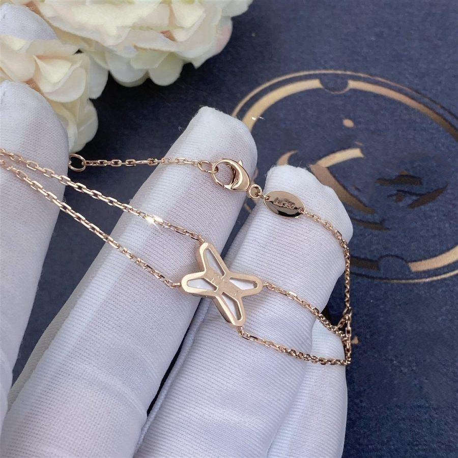 [AM]JEUX BRACELET WHITE MOP ROSE GOLD 1 DIAMOND