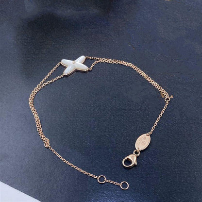 [AM]JEUX BRACELET WHITE MOP ROSE GOLD 1 DIAMOND
