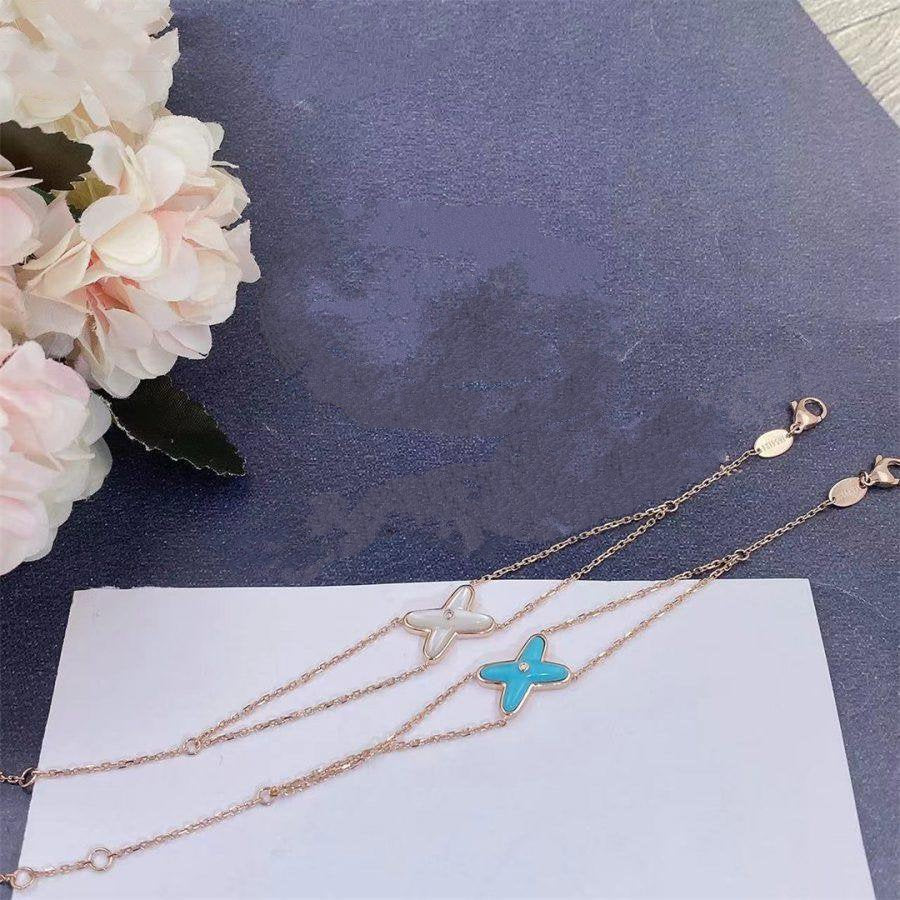 [AM]JEUX BRACELET TURQUOISE ROSE GOLD 1 DIAMOND