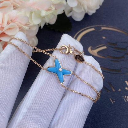 [AM]JEUX BRACELET TURQUOISE ROSE GOLD 1 DIAMOND