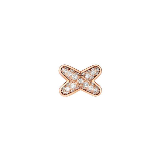 [AM]JEUX DE ROSE GOLD DIAMOND EARRINGS