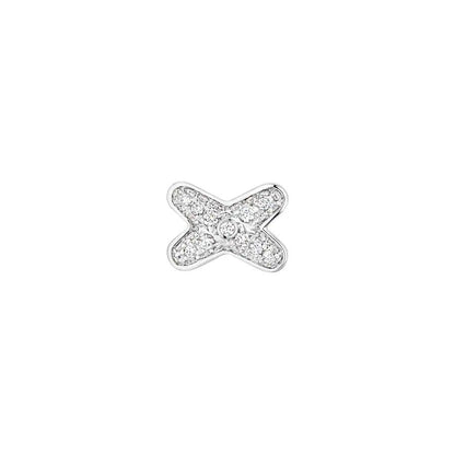 [AM]JEUX DE SILVER DIAMOND EARRINGS