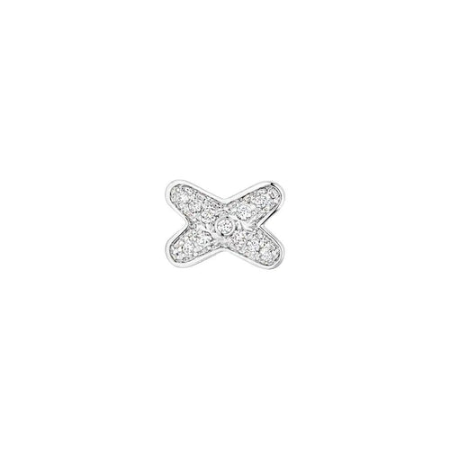 [AM]JEUX DE SILVER DIAMOND EARRINGS