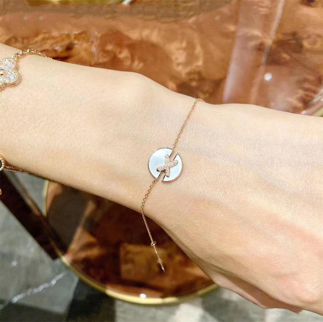 [AM]JEUX DE BRACELET MOP ROSE GOLD DIAMONDS