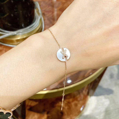 [AM]JEUX DE BRACELET MOP ROSE GOLD DIAMONDS