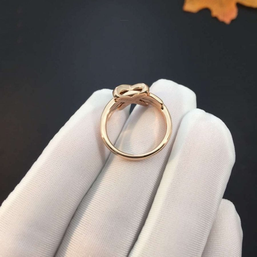[AM]JEUX DE ROSE GOLD DIAMOND RING