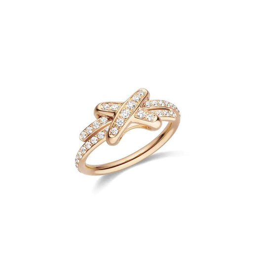 [AM]JEUX DE RING ROSE GOLD DIAMOND