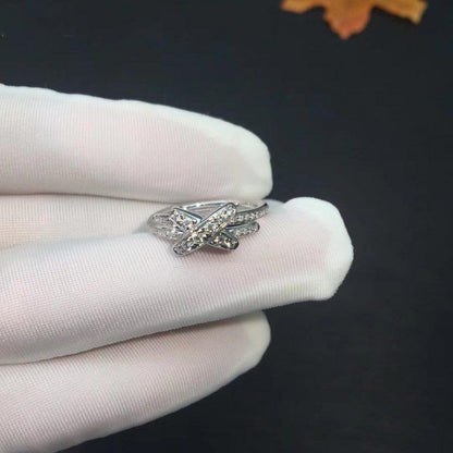 [AM]JEUX DE SILVER DIAMOND RING