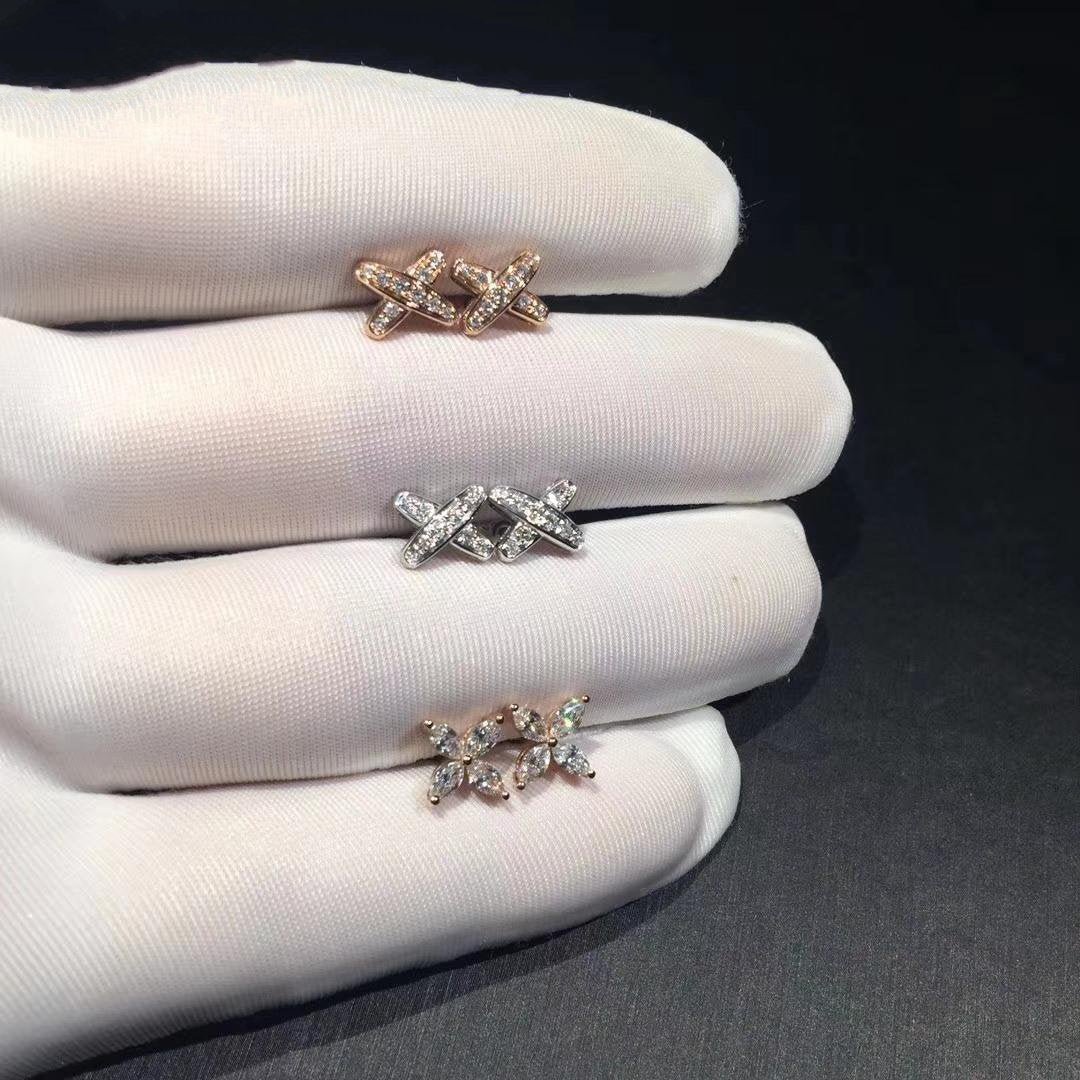 [AM]JEUX DE DIAMOND EARRINGS