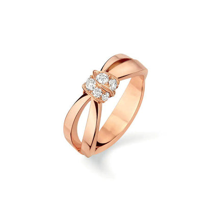[AM]LIENS RING ROSE GOLD DIAMOND
