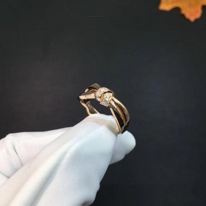 [AM]LIENS RING ROSE GOLD DIAMOND
