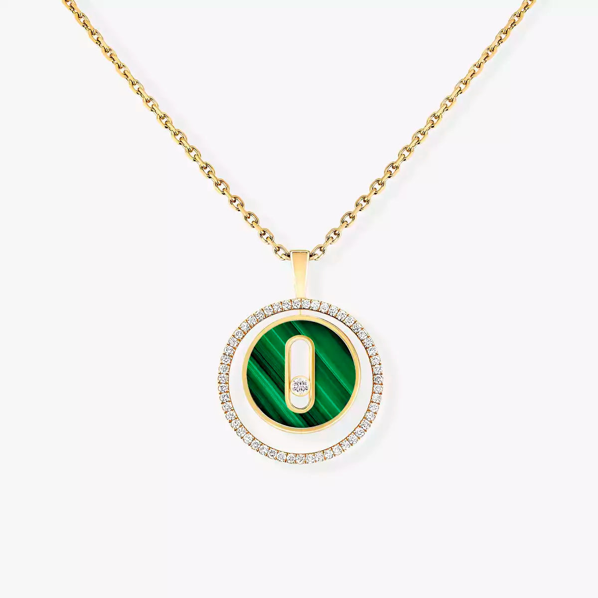 [AM]LUCKY MOVE DIAMOND NECKLACE