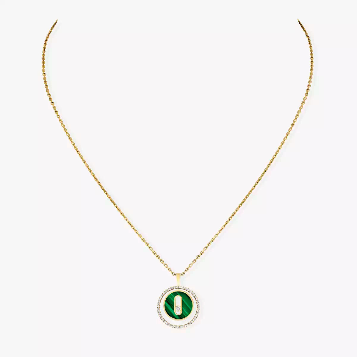 [AM]LUCKY MOVE DIAMOND NECKLACE