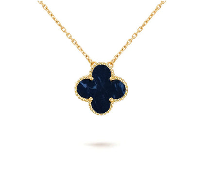 [AM]15MM CLOVER FLOWER PENDANT NECKLACE COLLECTION
