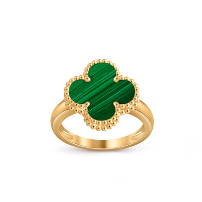 [AM]LUCKY CLOVER VINTAGE GOLD RING COLLECTION