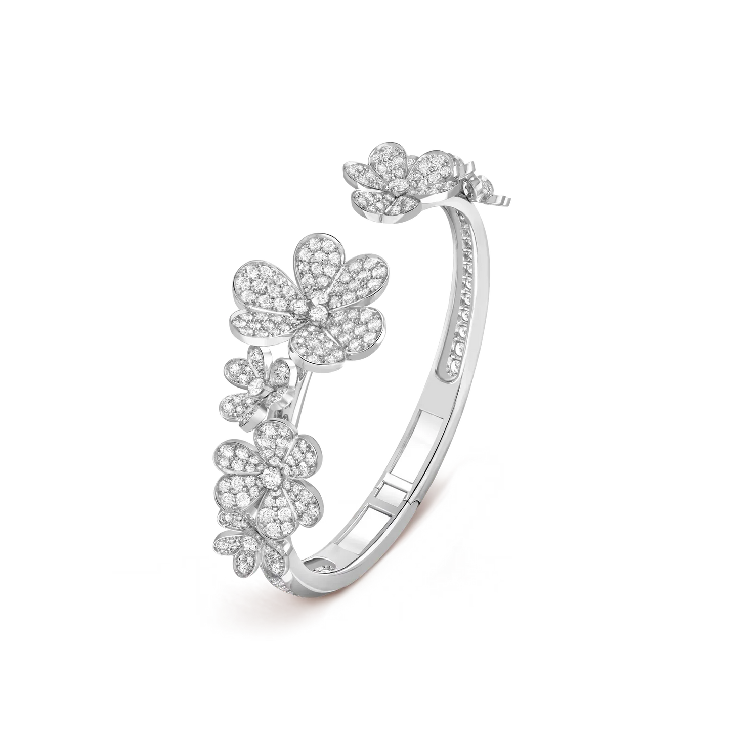 [AM]LUMINOUS BLOSSOM OPEN BANGLE